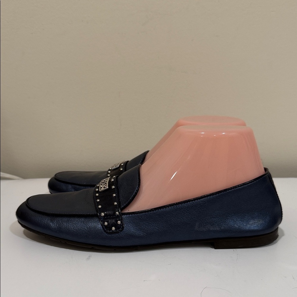 Brighton Navy Blue Loafers (sz 8 Narrow) - Picture 3 of 7